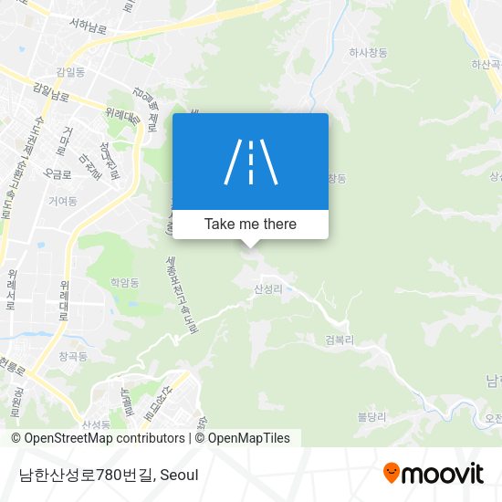 남한산성로780번길 map