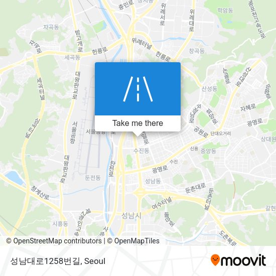 성남대로1258번길 map