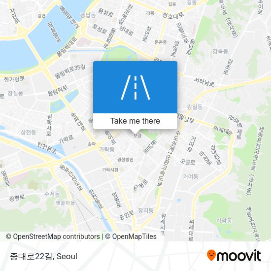 중대로22길 map