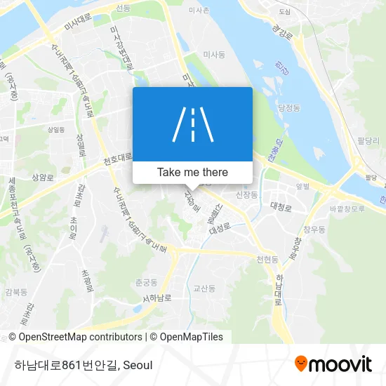 하남대로861번안길 map