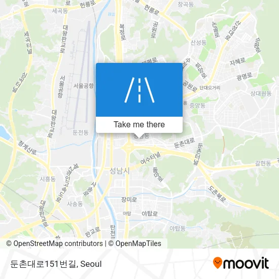 둔촌대로151번길 map