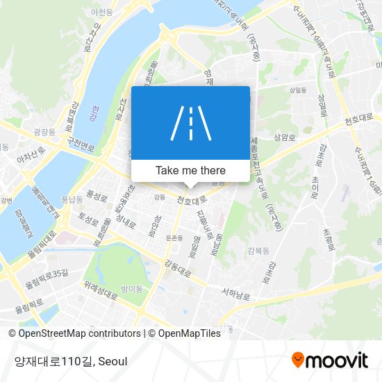 양재대로110길 map