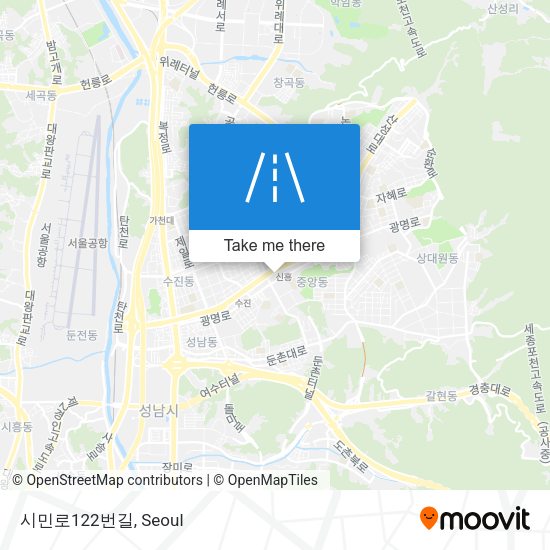 시민로122번길 map
