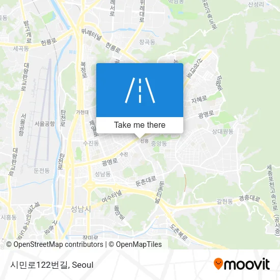 시민로122번길 map