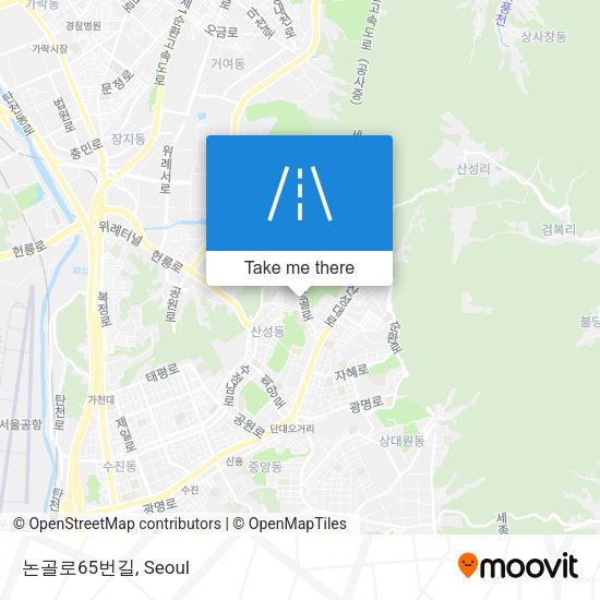 논골로65번길 map