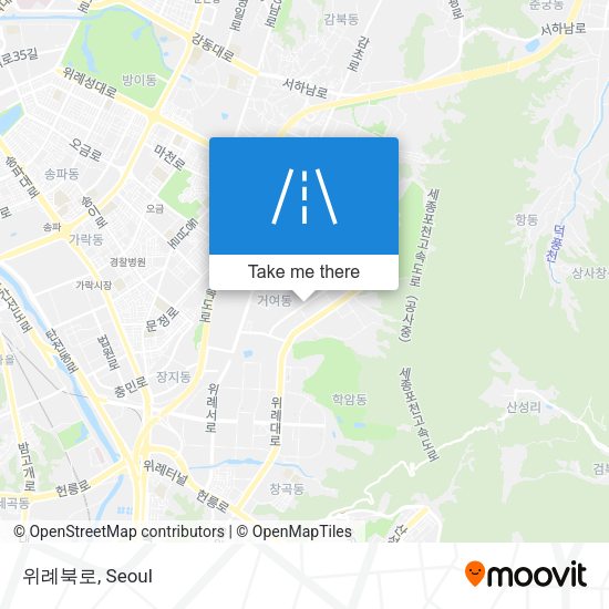 위례북로 map