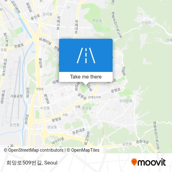 희망로509번길 map