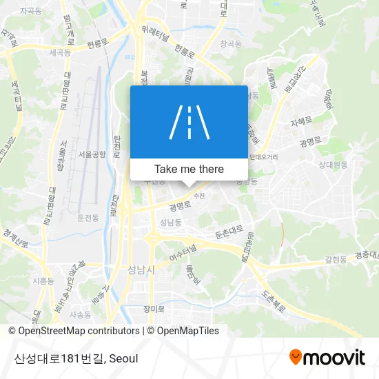 산성대로181번길 map
