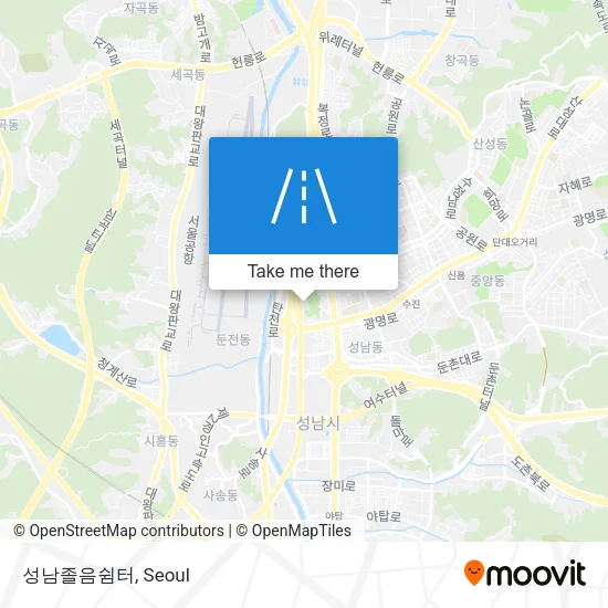성남졸음쉼터 map