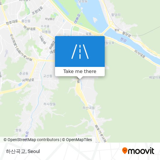 하산곡교 map