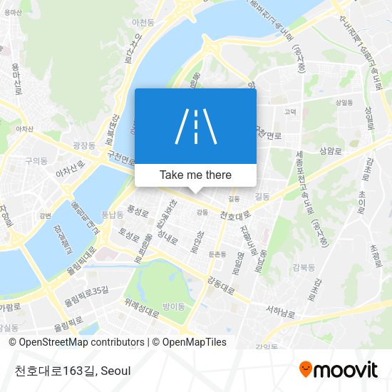 천호대로163길 map