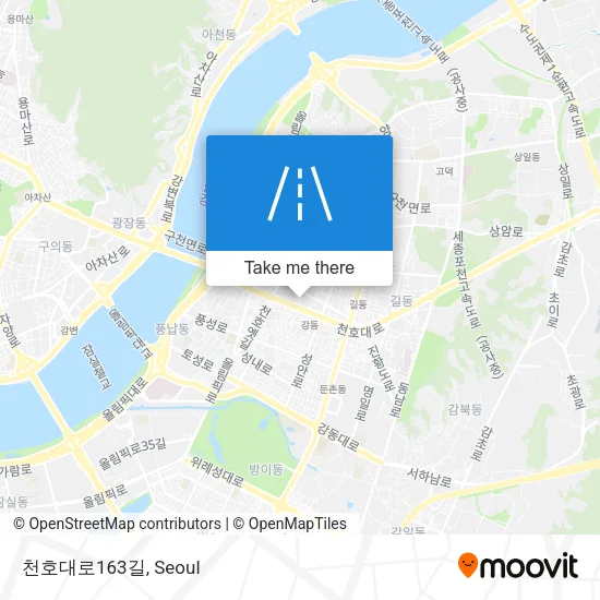 천호대로163길 map