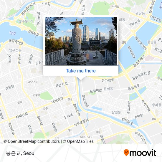 봉은교 map
