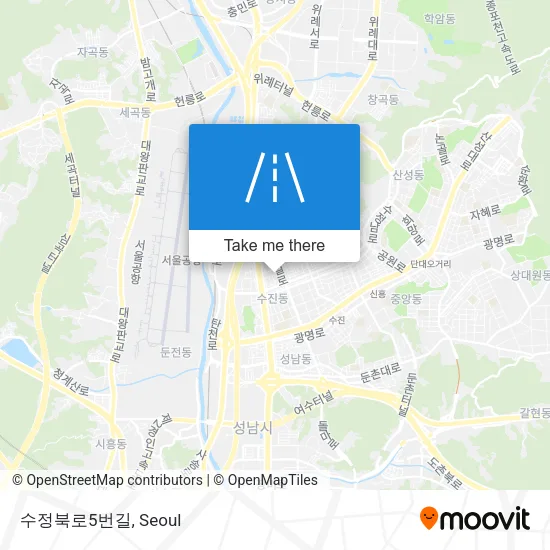 수정북로5번길 map