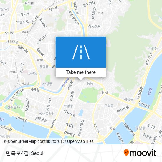 면목로4길 map