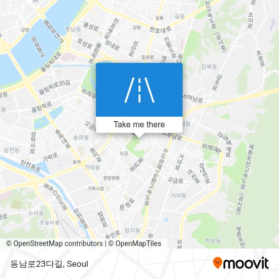 동남로23다길 map