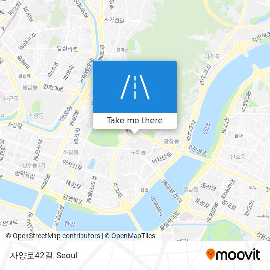 자양로42길 map