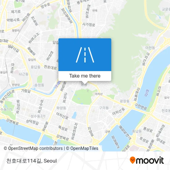 천호대로114길 map