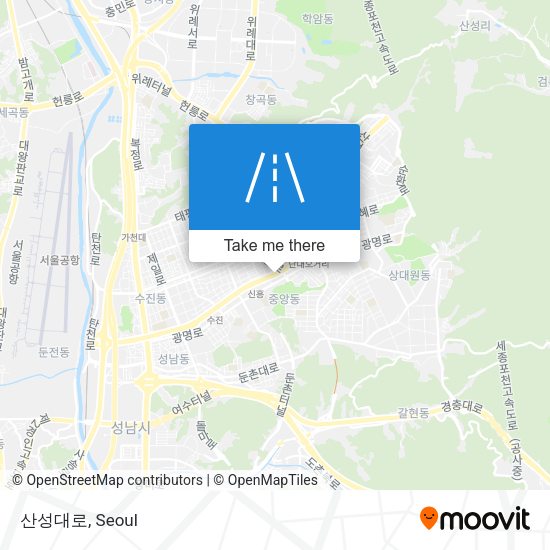 산성대로 map
