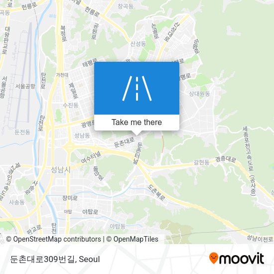 둔촌대로309번길 map