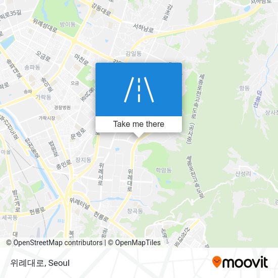 위례대로 map