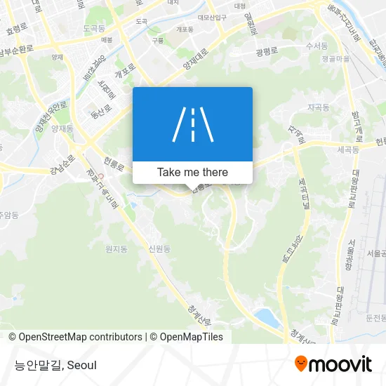 능안말길 map