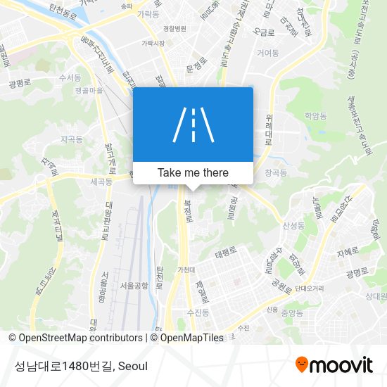성남대로1480번길 map