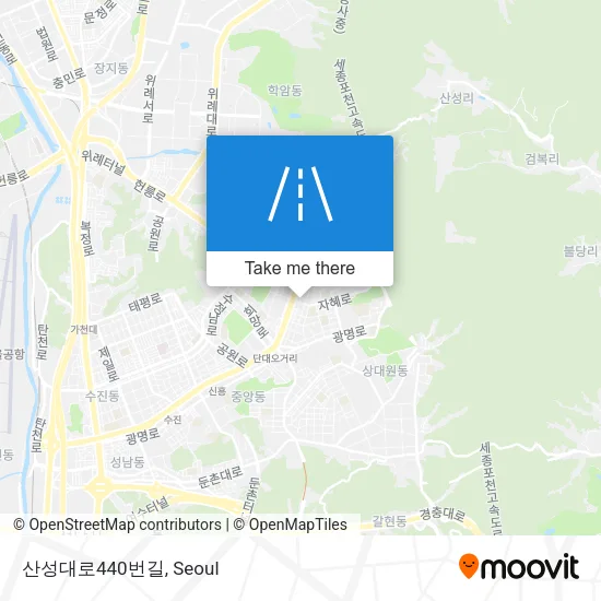 산성대로440번길 map