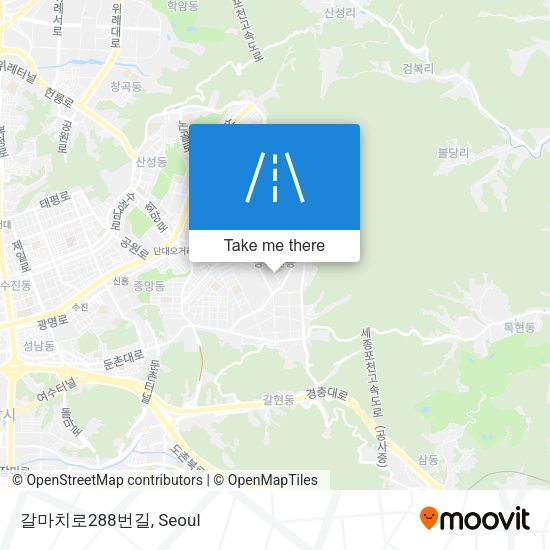 갈마치로288번길 map