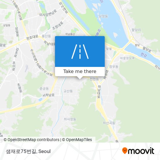 샘재로75번길 map