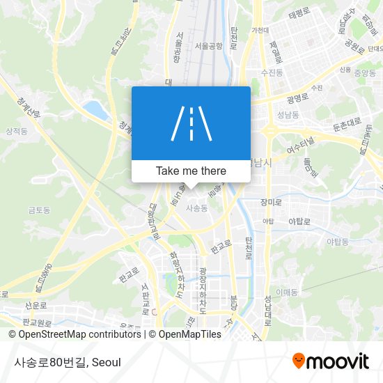사송로80번길 map