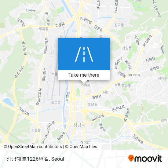 성남대로1226번길 map