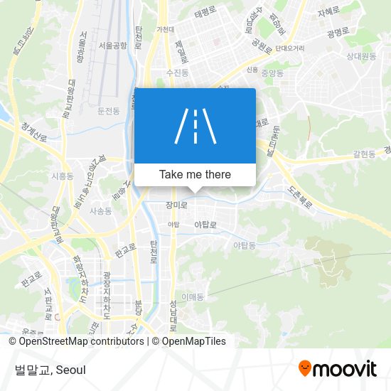 벌말교 map