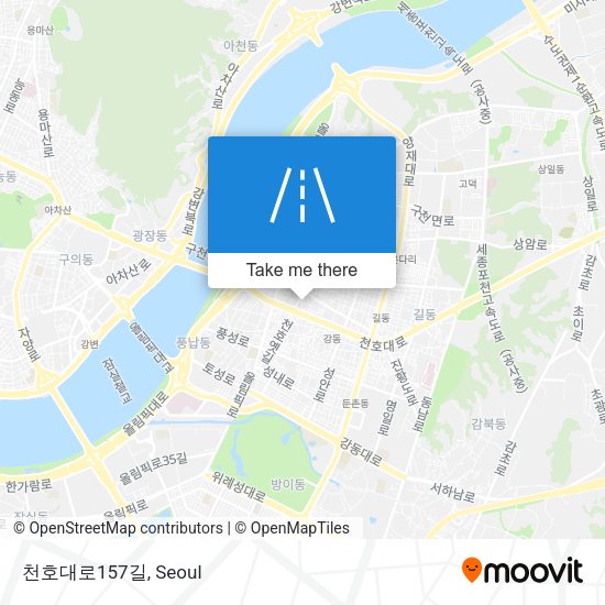 천호대로157길 map
