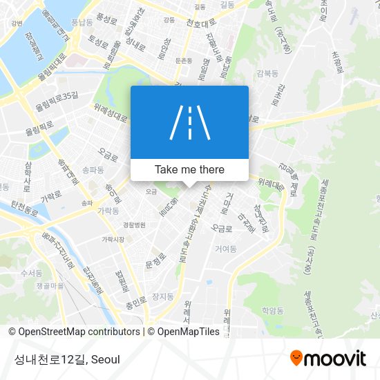 성내천로12길 map
