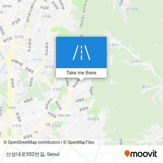 산성대로552번길 map