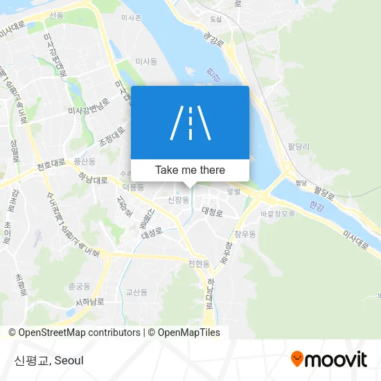 신평교 map
