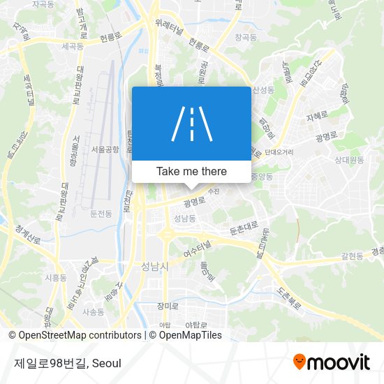 제일로98번길 map