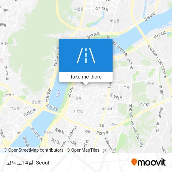 고덕로14길 map