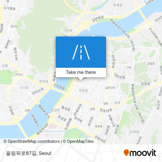 올림픽로87길 map