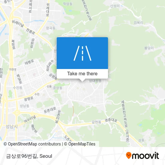 금상로96번길 map