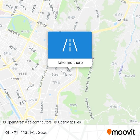 성내천로43나길 map