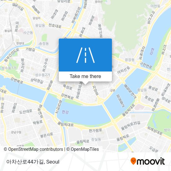 아차산로44가길 map