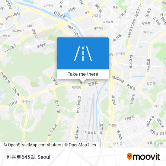 헌릉로645길 map