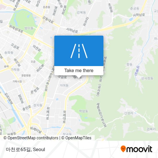 마천로65길 map