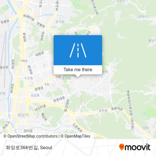 희망로366번길 map