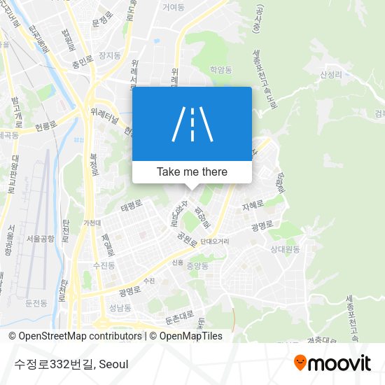 수정로332번길 map