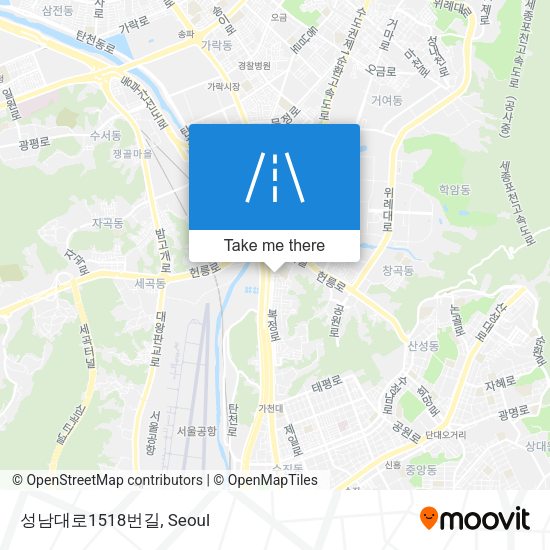 성남대로1518번길 map