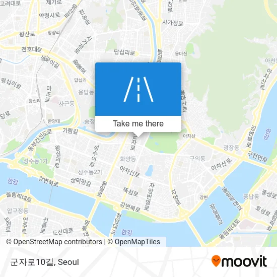 군자로10길 map