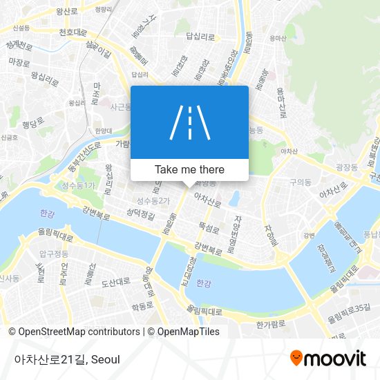 아차산로21길 map